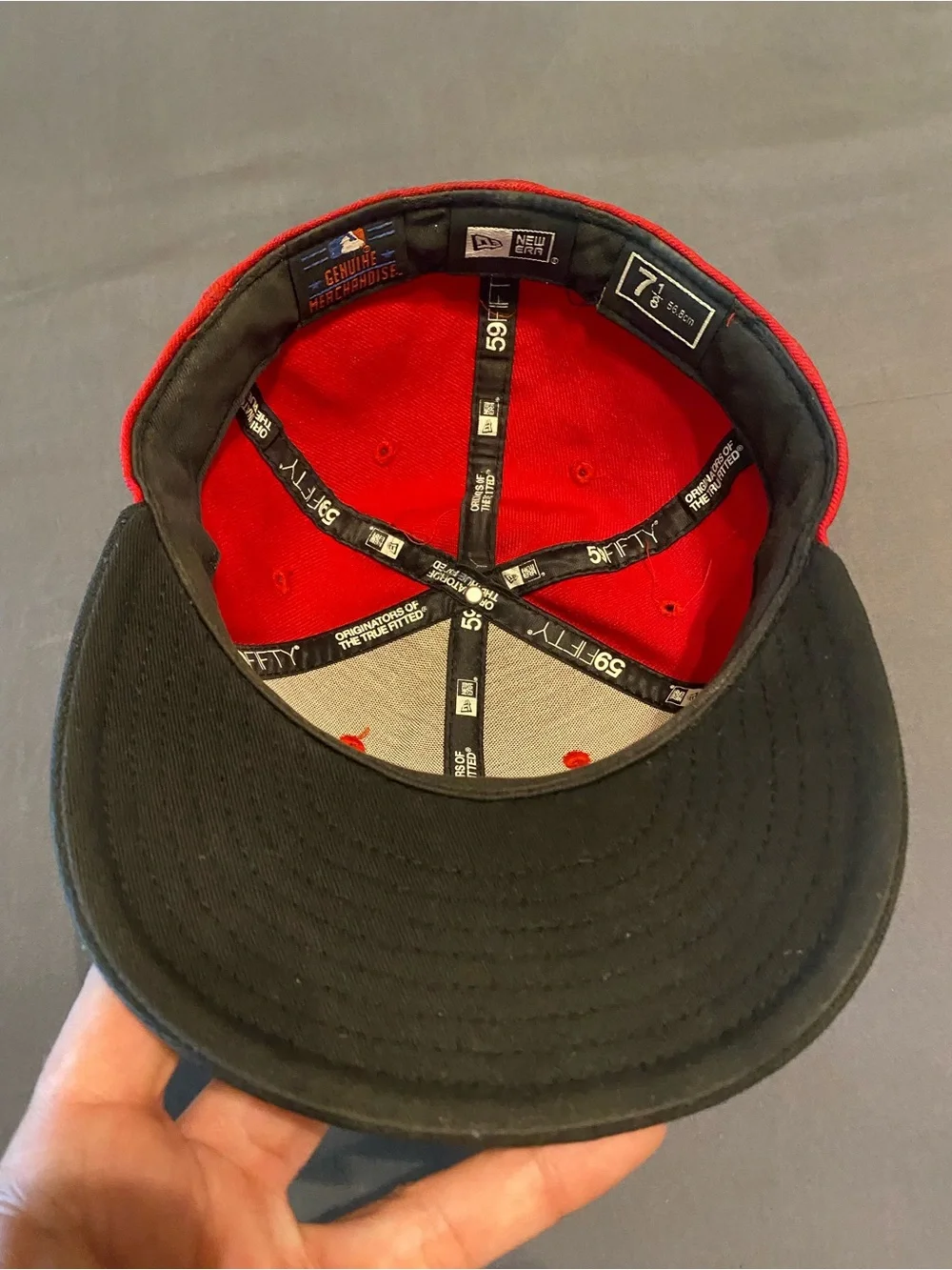 New Era SF Giants Red n Black Fitted Baseball Cap